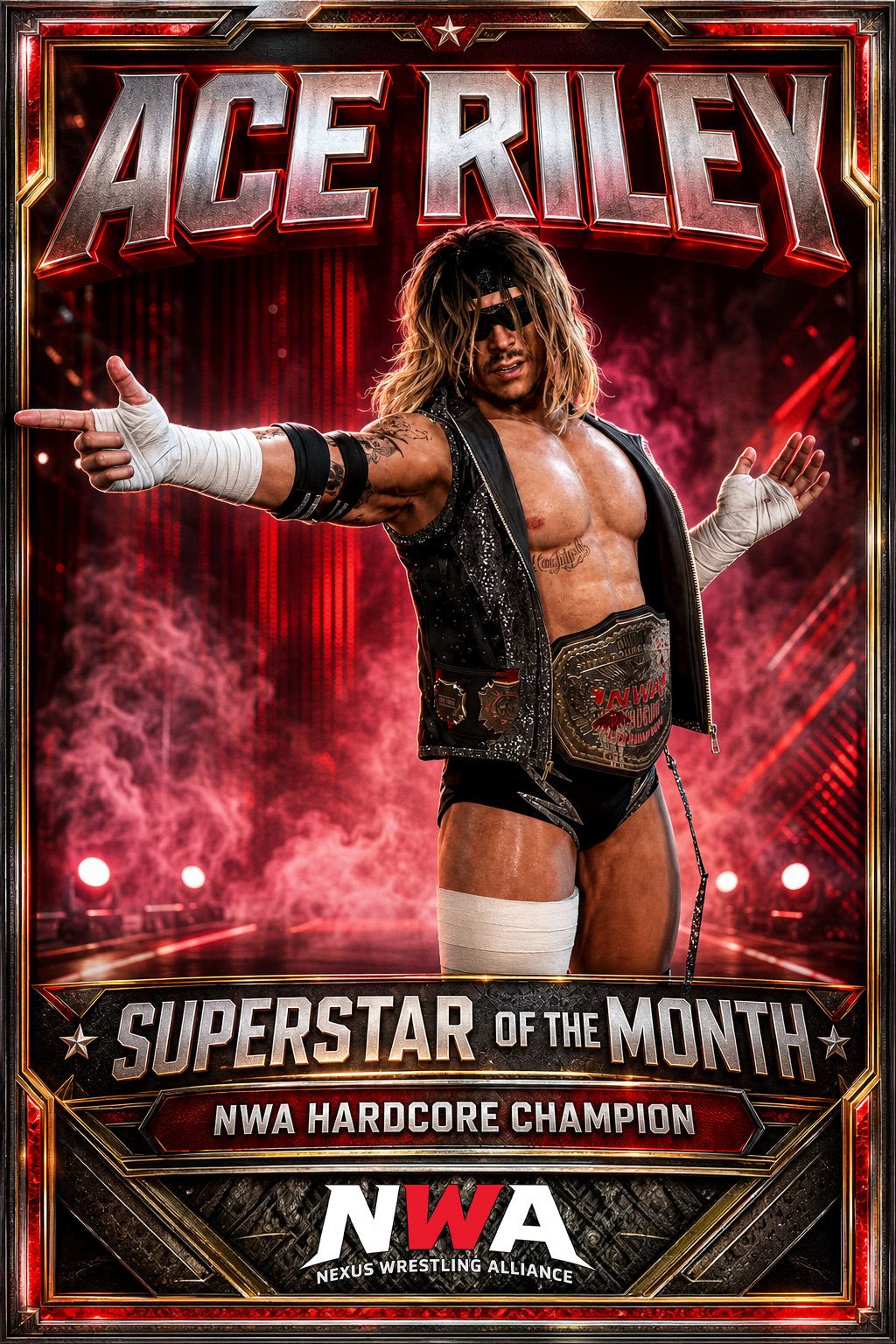 Ace Riley — April 2026 Superstar of the Month card